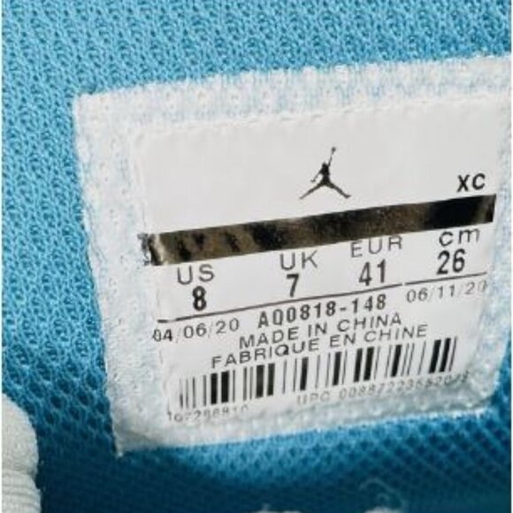 The Jordan 1 Retro OG x Off-White High UNC in size 8